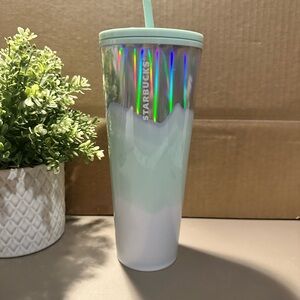 Starbucks Holographic Mint Tumbler